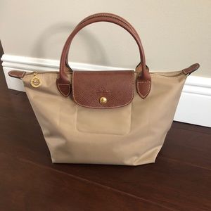 Longchamp Le Pliage Small Nylon Short Handle Tote